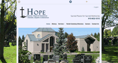 Desktop Screenshot of hopecemetery.ca